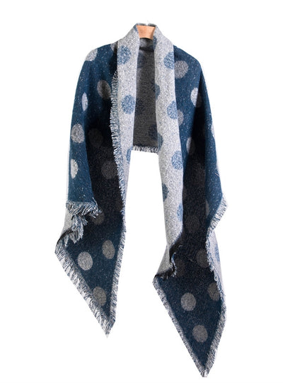 Polk Bevel Scarf Padded Shawl