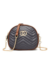 One-shoulder Diamond Mini Chain Bag