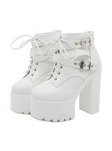 Women's Thick Soles High Heels Boots