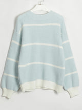 Fashion Striped Simple Casual Sweater