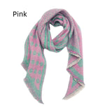 Thickened Jacquard Polka-dot Bevel Scarf