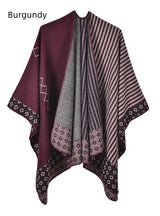 Striped Diamond-shaped Sweet Cloak