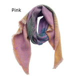 Winter Thick Striped Diagonal Scarf