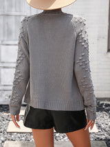 Three-dimensional Cardigan Sweater Coat