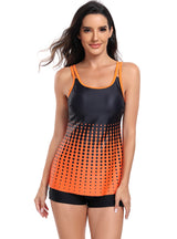 Gradient Split Swimsuit Bikini