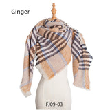 Double-sided Color Square Scarf
