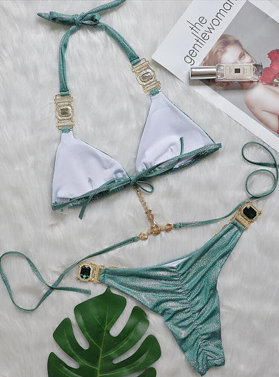 Sexy Crystal Diamond Bikini
