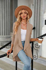 Long Sleeve Solid Color Loose Coat