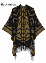 Fringe Fashion Warm Thick Split Shawl