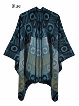 Fashion Letter Split Jacquard Shawl
