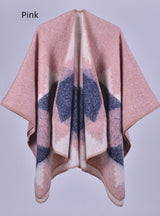 Thick Warm Cashmere Split Shawl
