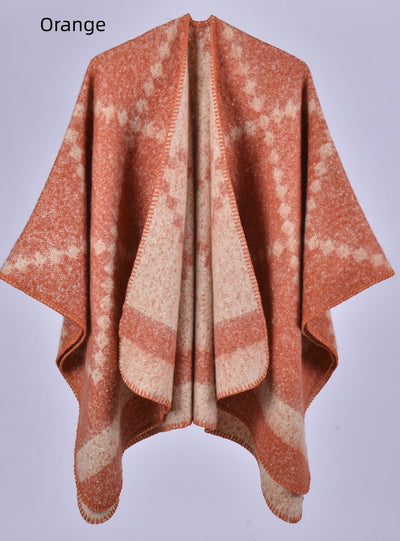 Cashmere Split Thick Warm Shawl