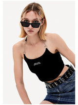 Strap Neck Halter Suspender Vest