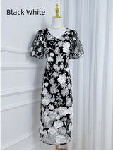 Heavy Industry Three-dimensional Flower Dress