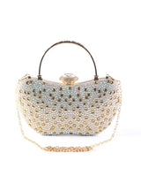 Diamond-encrusted Dinner Bag Clutch Bag