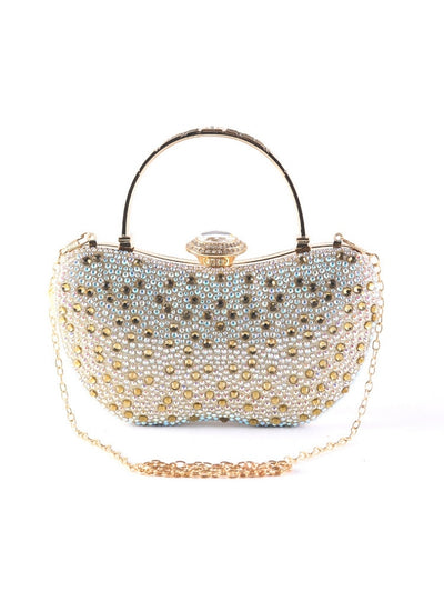 Diamond-encrusted Dinner Bag Clutch Bag