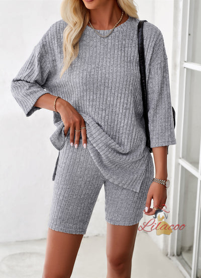 Fashion Casual Short Pants Suit