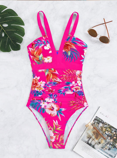 Sexy One-piece Print Swimsuit