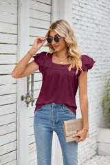 Solid Color Short-sleeved T-shirt