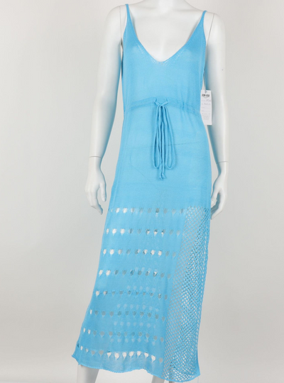 Long Beach V-neck Sling Sleeveless Cover Up