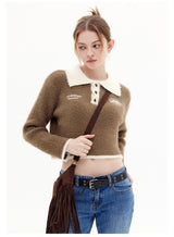 Long Sleeve Lapel Sweater