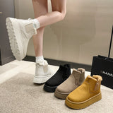 Short Tube Thick Soled Cotton Shoes Snow Boots