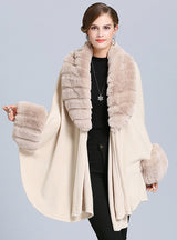 Large Knit Shawl Cardigan Cloak Shawl