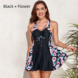 Drawstring Swimsuit Boxer Trunks Bikini