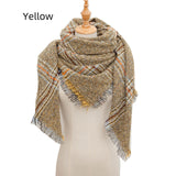 Bristle Large Plaid Square Scarf Shawl