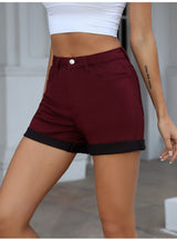 Stretch Slim Casual Pants Shorts