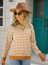 Round Neck Pullover Sweater