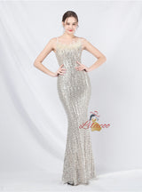 Mermaid Spaghetti Straps Prom Dress