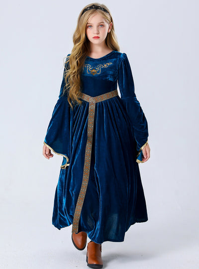 Halloween Retro Children Medieval Palace Princess Costume