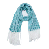 Thick Solid Color Thick Tassel Scarf Shawl