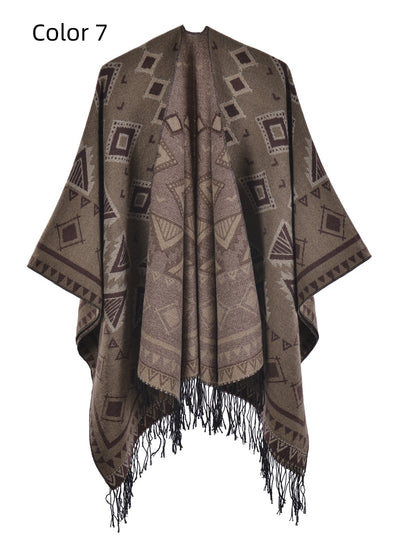 Bohemian Thickened Dual-purpose Scarf Cloak