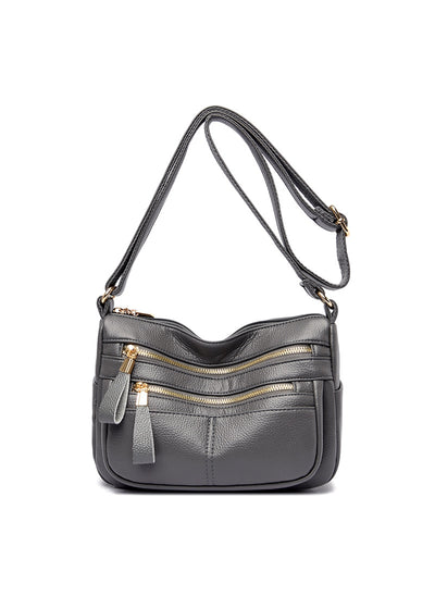 Soft Leather Joker Large Capacity Messenger Bag