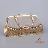 Tassel Bead Handheld Dinner Bag