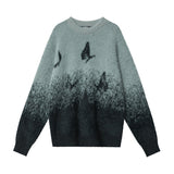 Butterfly Pattern Warm Sweater