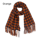 Thickened Small Plaid Fringed Scarf Shawl