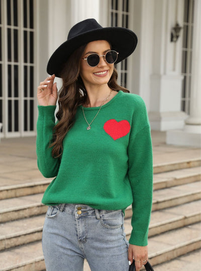 Knitwear Pullover Love Heart Sweater