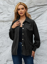 Autumn and Winter Corduroy Jacket Coat