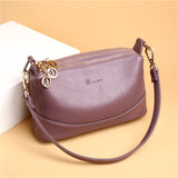 Soft Leather Portable Shoulder Bag Slung Small Bag