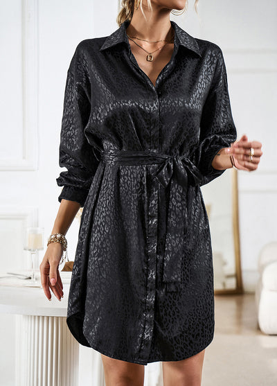 Women Long Sleeve Shirt Dress