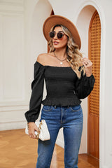 Solid Color Slim Long-sleeved Shirt