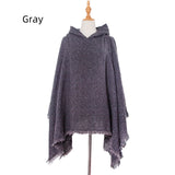 Pure Black Hooded Cloak