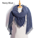 Thickened Shawl Prickly Square Scarf
