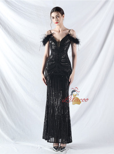 Sequins Mermaid Sequins Prom Dress