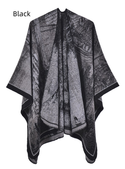 Ladies Shawl Warm Cardigan Cloak