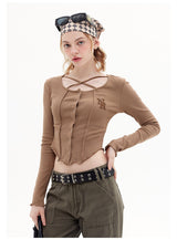 Short Sleeve Slim Short T-shirt