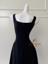 Slim Mid-length Sling Waist Dress